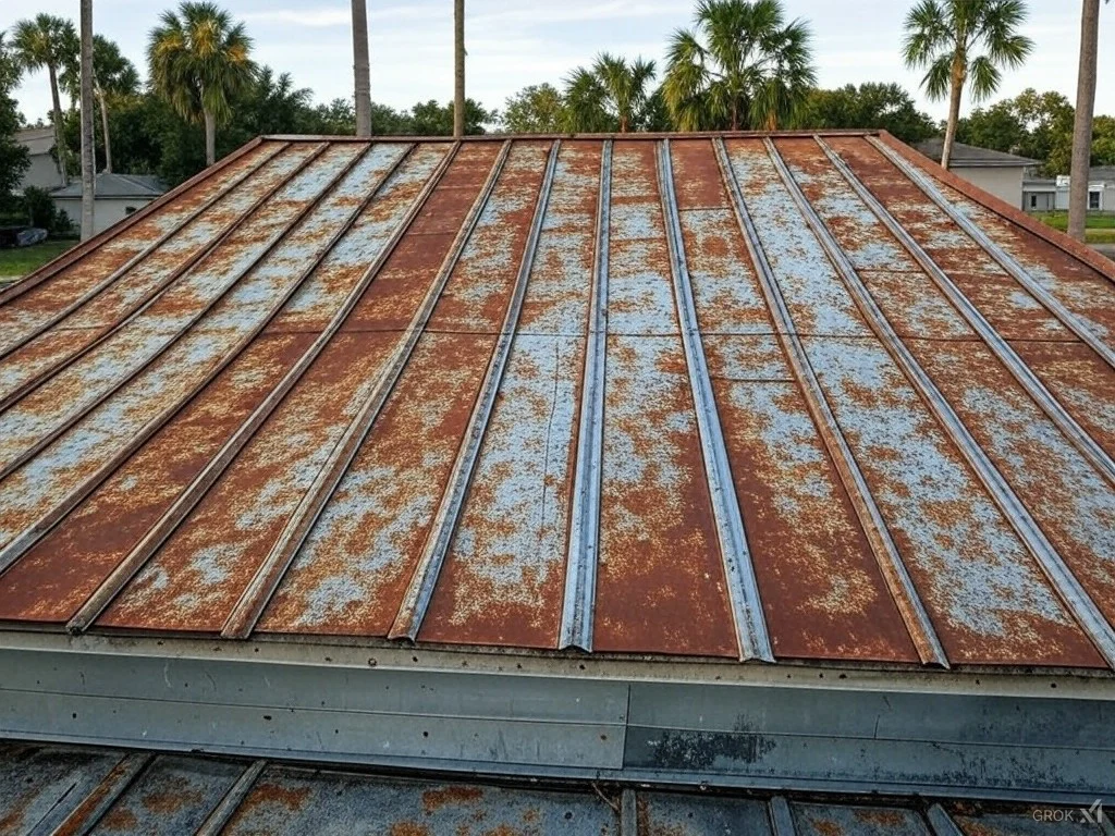 Salt-Air Metal Roof Repair